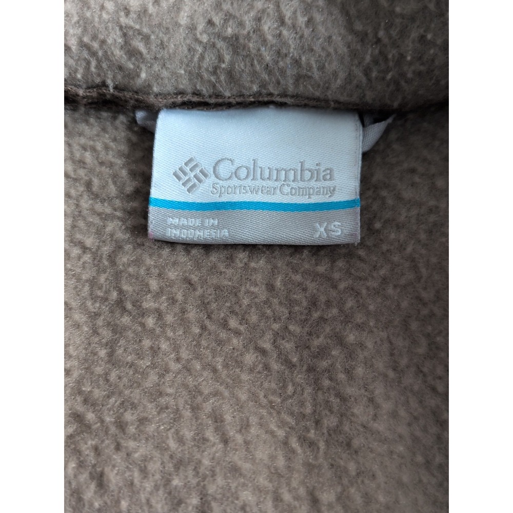Columbia Granite Mountain Solid Overlay Full Zip Mens Jacket Brown/Tan & Gray XS - Picture 9 of 10